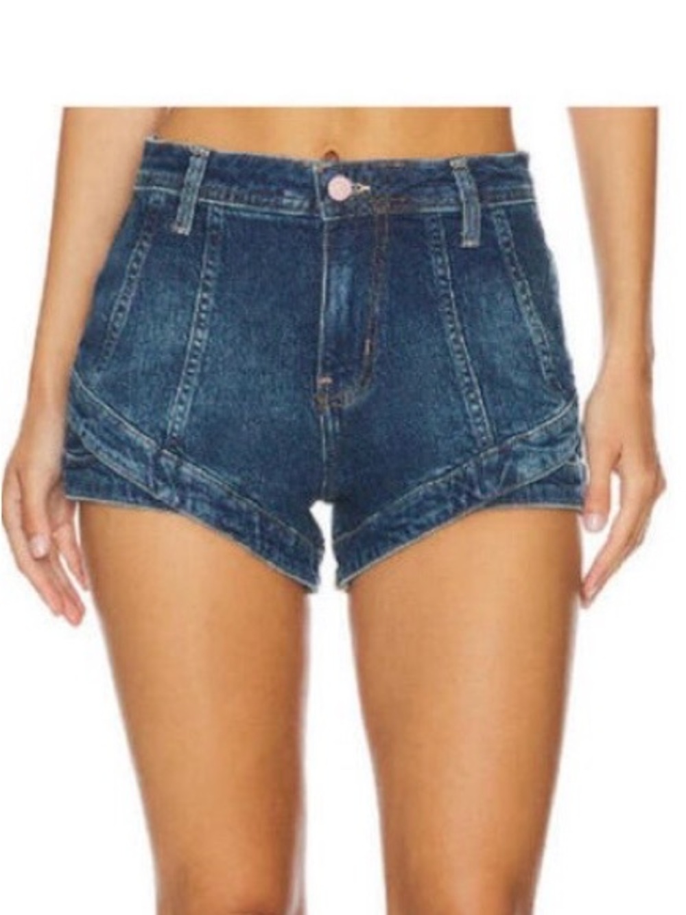 Free People x We The Free Crvy Mona High Rise Denim Jean Shorts